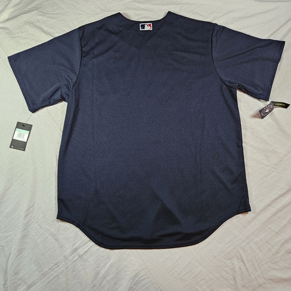 Nike Cleveland Indians Blue Road Jersey Official T770-IDIZ Men's Size XLarge - Picture 6 of 9